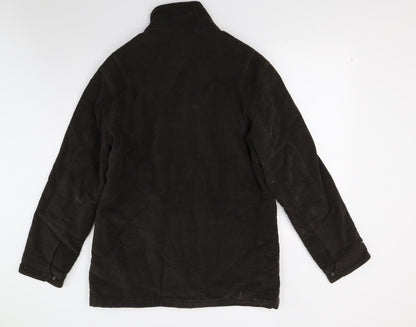 Mens UK Size L Preworn Brown Overcoat