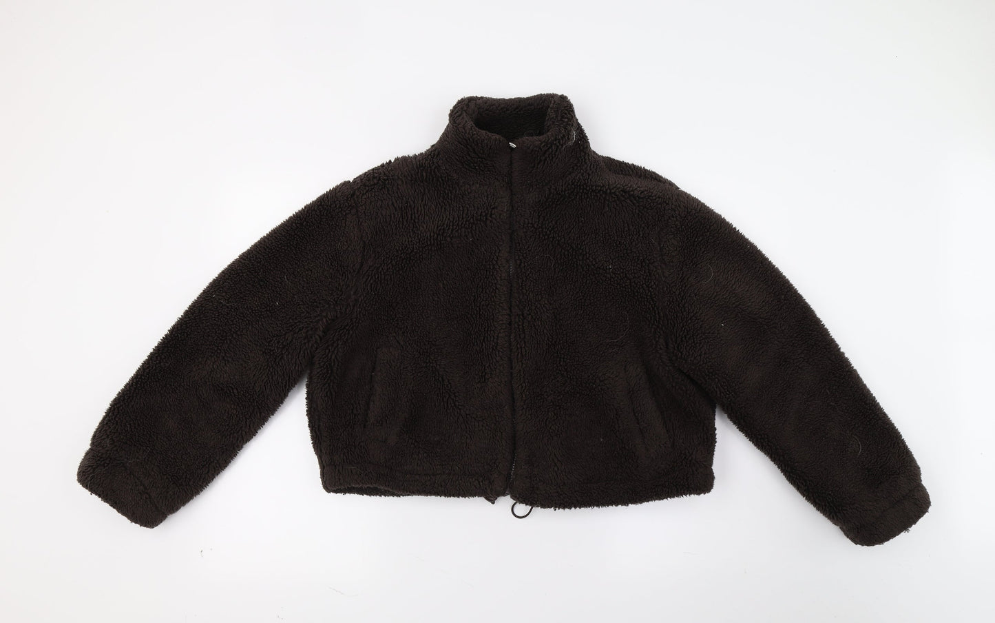 Primark Womens Brown  Fleece Jacket Coat Size S