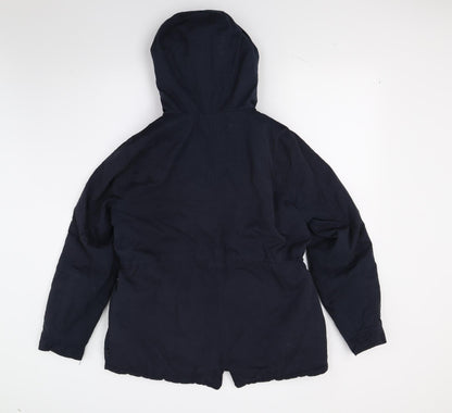 Womens UK Size 12 New Look Blue Overcoat