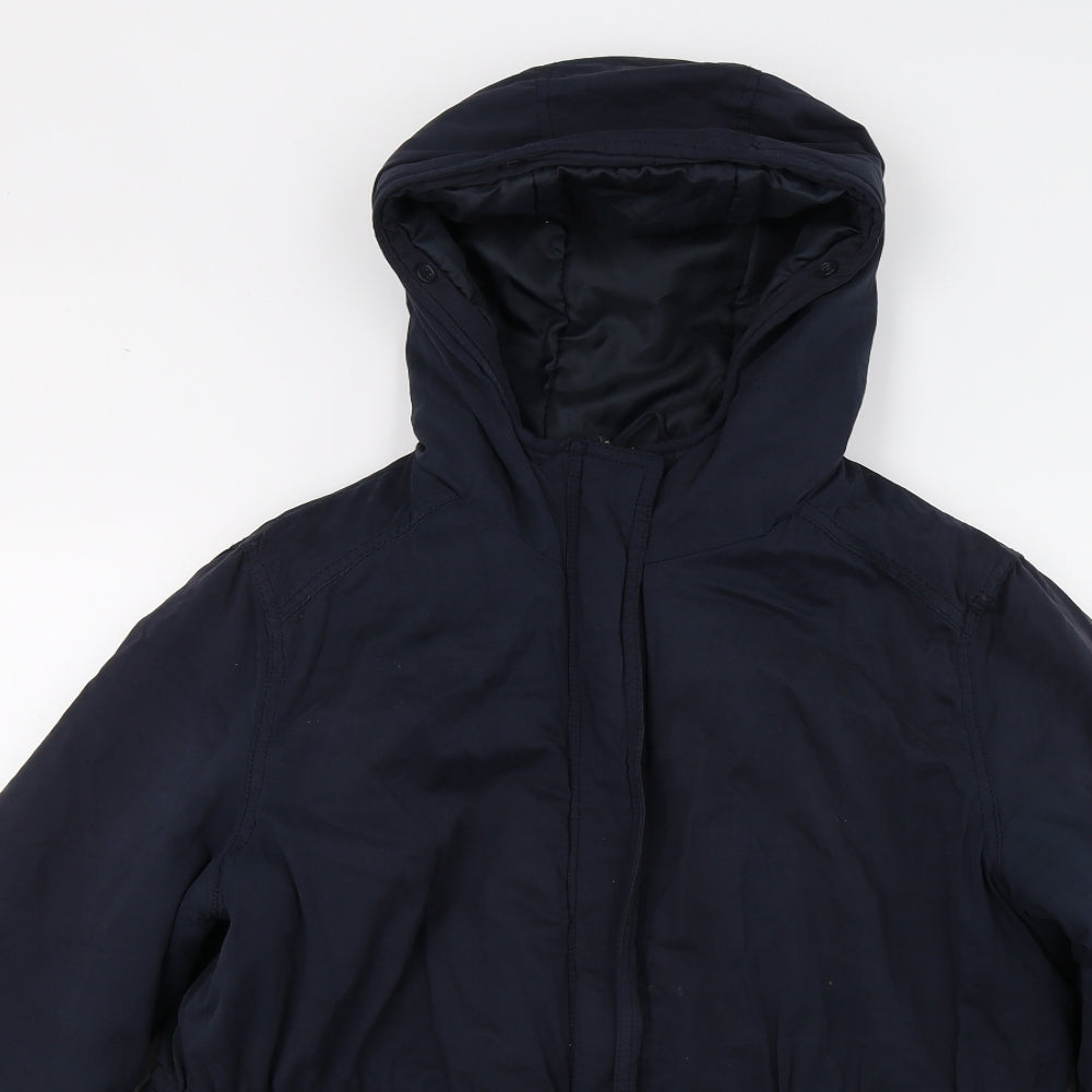 Womens UK Size 12 New Look Blue Overcoat