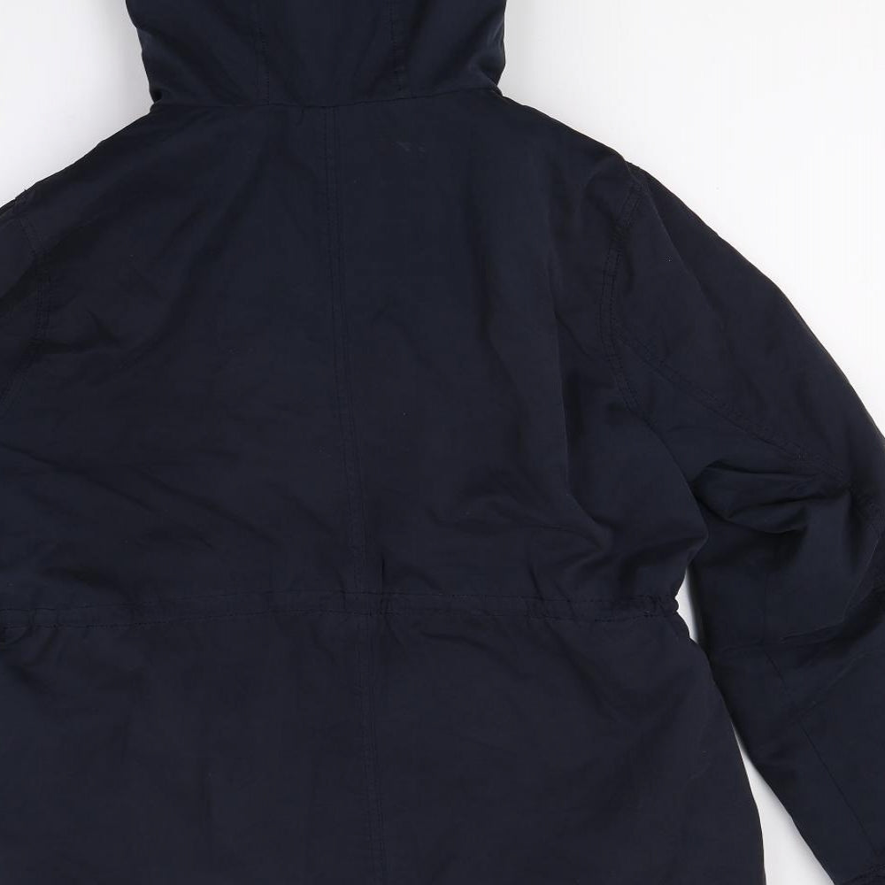 Womens UK Size 12 New Look Blue Overcoat