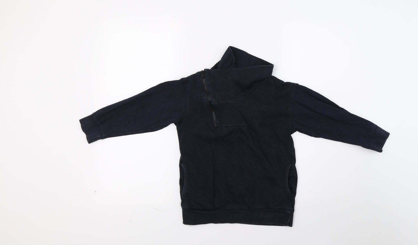 Matalan Boys Blue   Henley Sweatshirt Size 6 Years