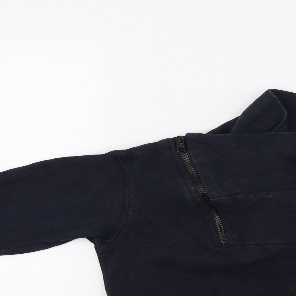 Matalan Boys Blue   Henley Sweatshirt Size 6 Years
