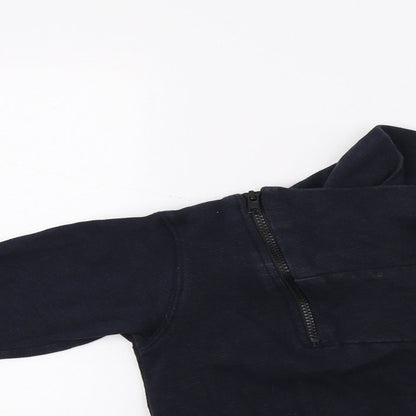Matalan Boys Blue   Henley Sweatshirt Size 6 Years