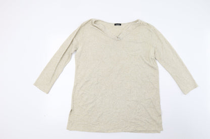 Boohoo Womens Beige   Jumper Dress  Size L