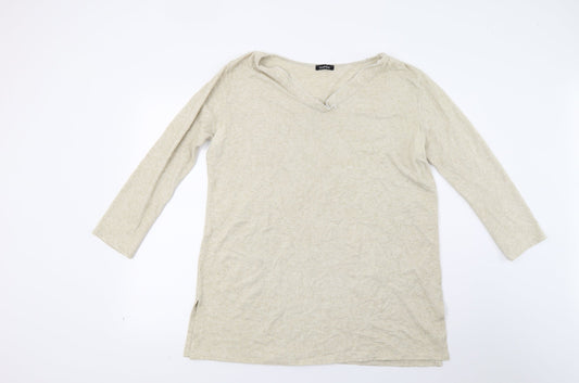 Boohoo Womens Beige   Jumper Dress  Size L