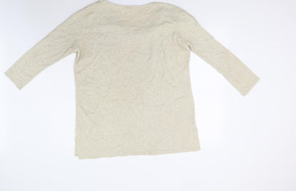 Boohoo Womens Beige   Jumper Dress  Size L