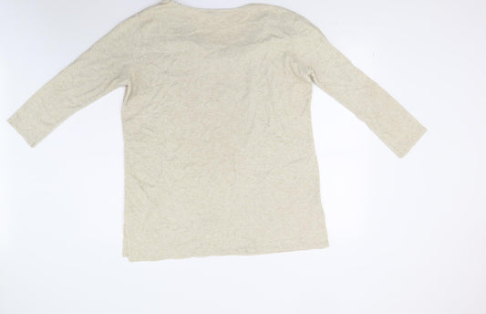 Boohoo Womens Beige   Jumper Dress  Size L