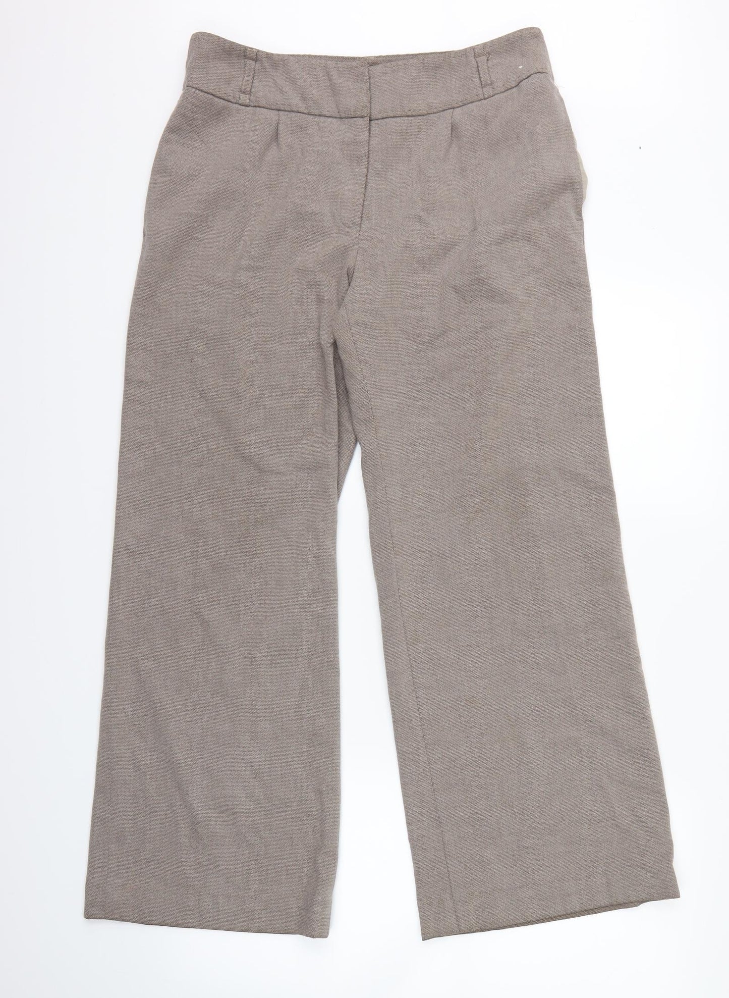 Womens UK Size 12 NEXT Regular Fit  Brown Trousers