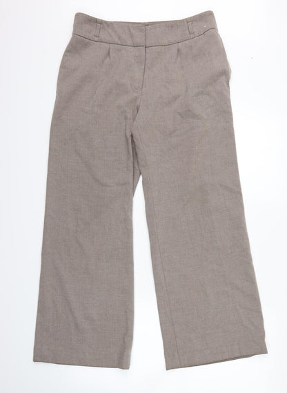 Womens UK Size 12 NEXT Regular Fit  Brown Trousers