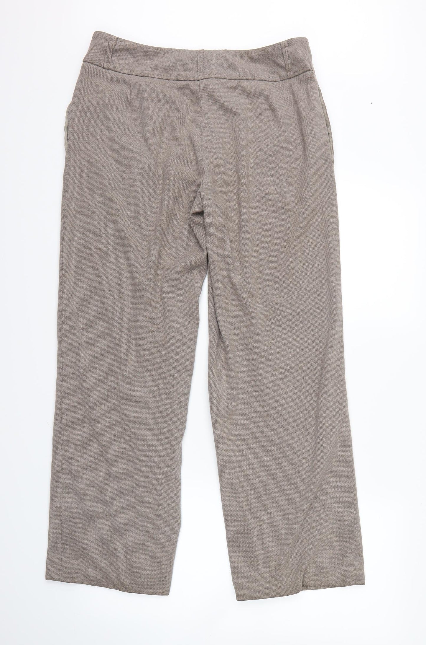 Womens UK Size 12 NEXT Regular Fit  Brown Trousers