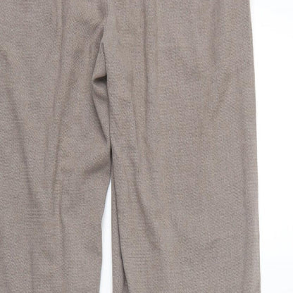 Womens UK Size 12 NEXT Regular Fit  Brown Trousers