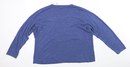Bonmarché Mens Blue   Pullover Jumper Size XL