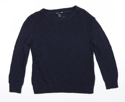 Marks & Spencer Mens Blue  Knit Pullover Jumper Size XS