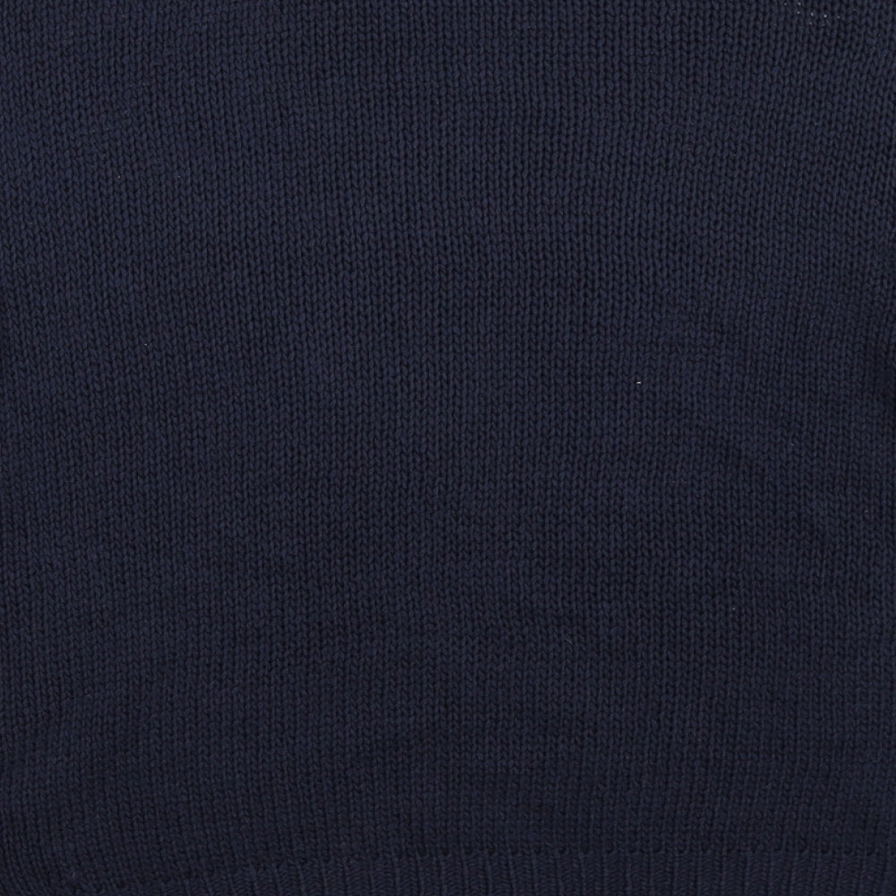 Marks & Spencer Mens Blue  Knit Pullover Jumper Size XS