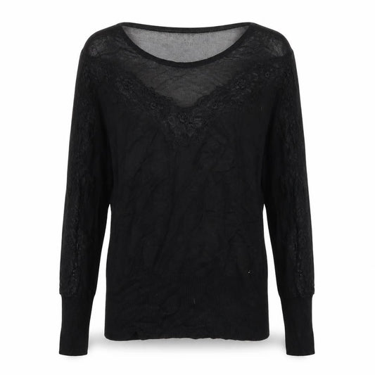 Star Womens Black   Pullover Jumper Size 14