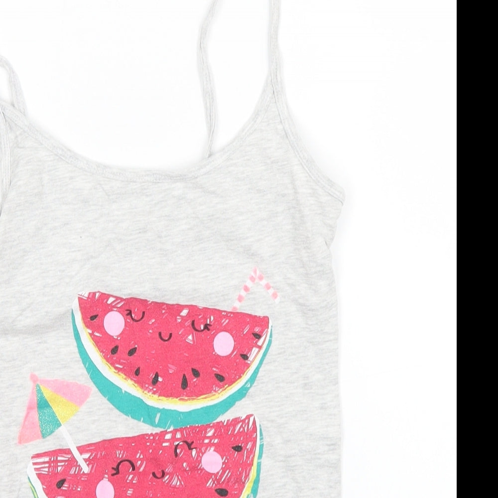 Love to Lounge Girls Grey   Basic Tank Size 11 Years
