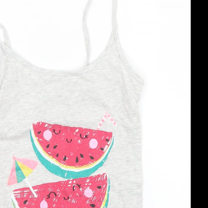 Love to Lounge Girls Grey   Basic Tank Size 11 Years