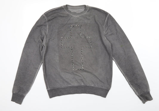 Cedar Wood State Mens Grey   Pullover Jumper Size M