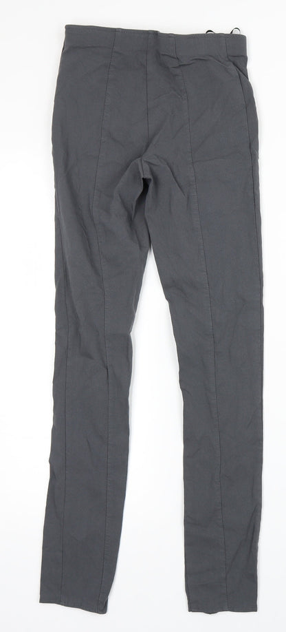 Primark Womens Grey   Dress Pants Trousers Size 4 L26 in