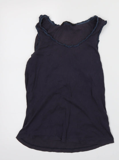 Great Plains Womens Blue   Basic Tank Size XS