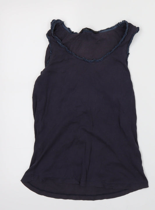 Great Plains Womens Blue   Basic Tank Size XS