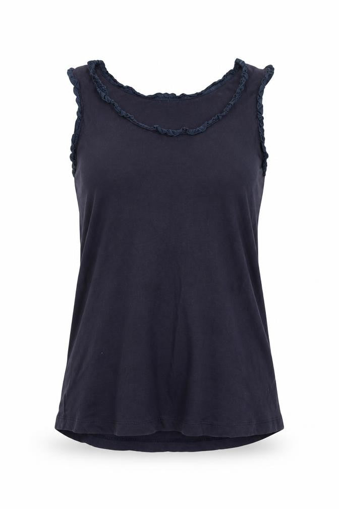 Womens UK Size XS Great Plains Blue Basic Tank