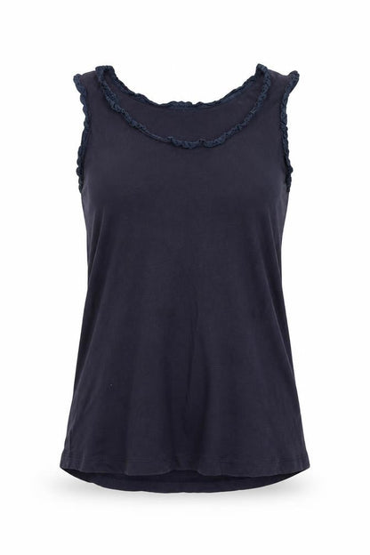 Womens UK Size XS Great Plains Blue Basic Tank