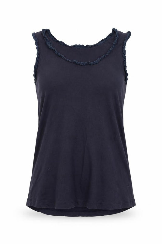 Womens UK Size XS Great Plains Blue Basic Tank