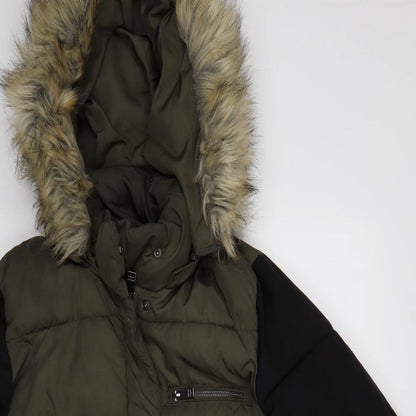 Mens UK Size S FB Sister Green Puffer Jacket