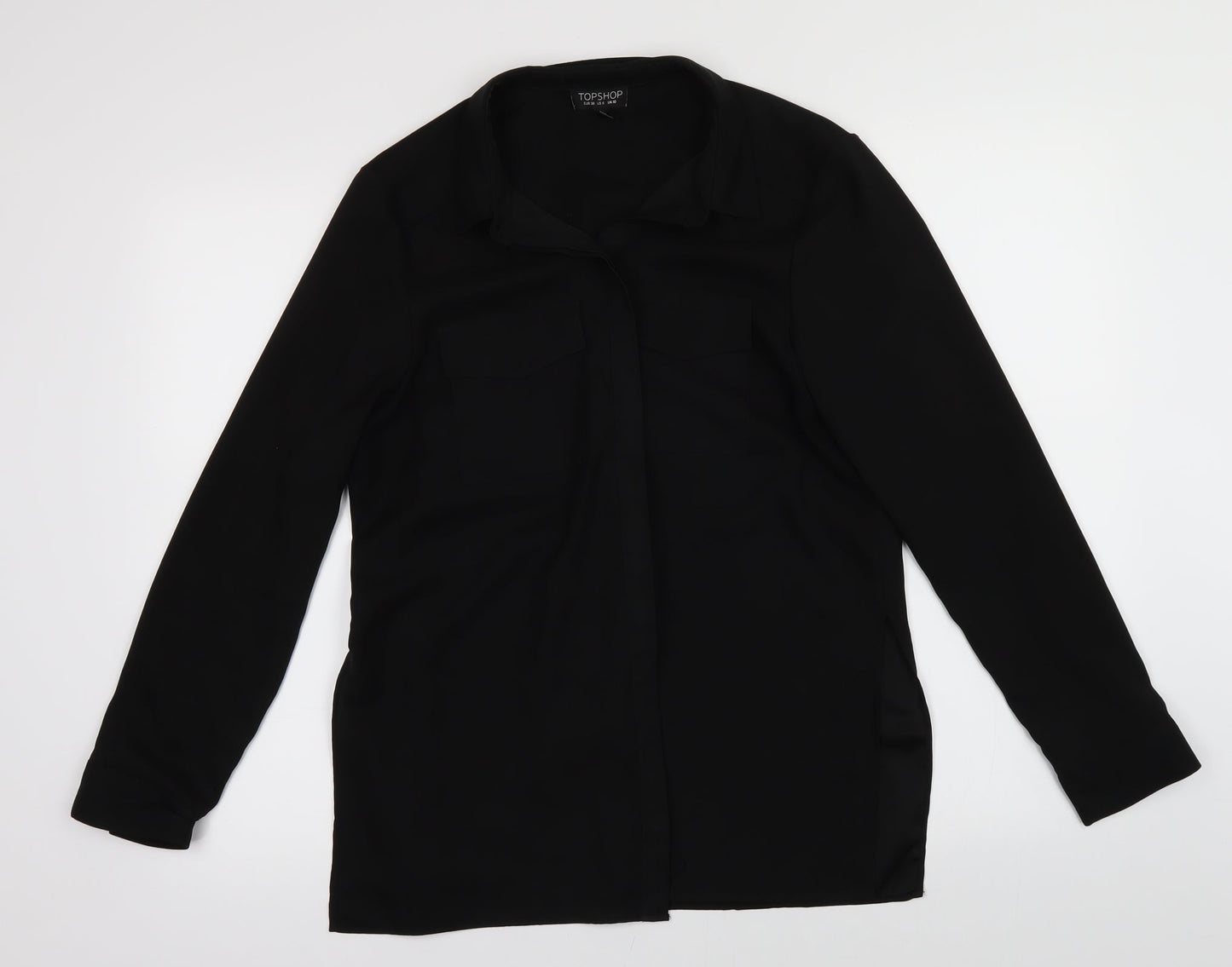 Topshop Womens Black   Cardigan Jumper Size 10