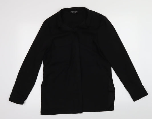 Topshop Womens Black   Cardigan Jumper Size 10