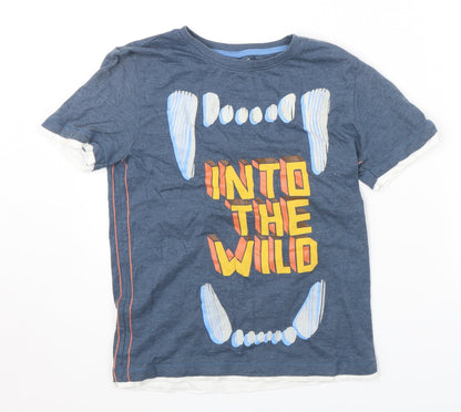 Nutmeg Boys Blue   Basic T-Shirt Size 10-11 Years