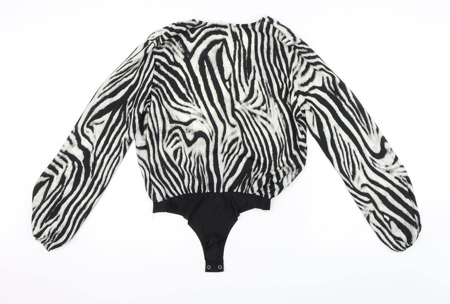 Nanaa Womens Multicoloured Animal Print  Bodysuit One-Piece Size 10