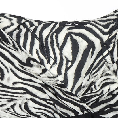 Nanaa Womens Multicoloured Animal Print  Bodysuit One-Piece Size 10