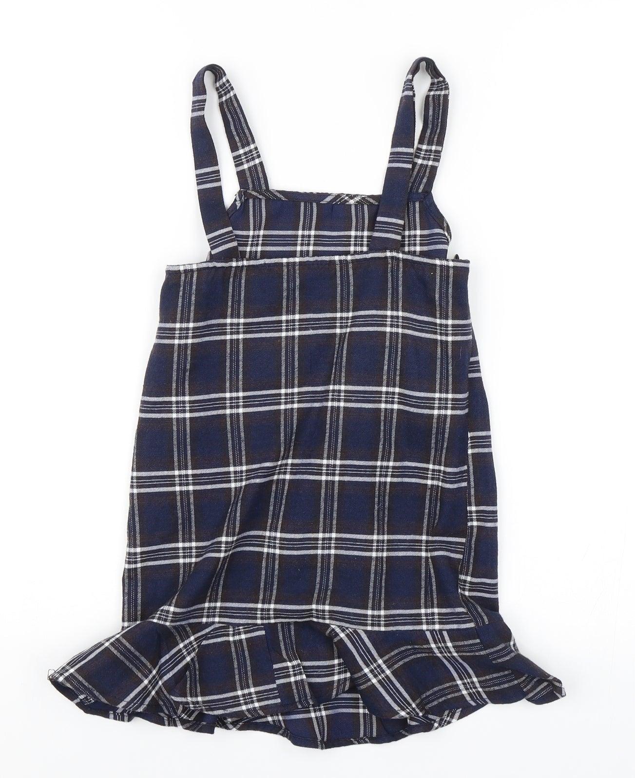SheIn Girls Blue Check  A-Line  Size 8 Years