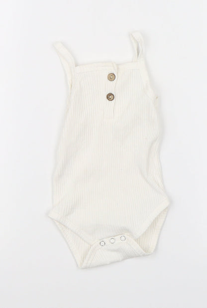 Primark Boys White   Catsuit One-Piece Size 18 Months
