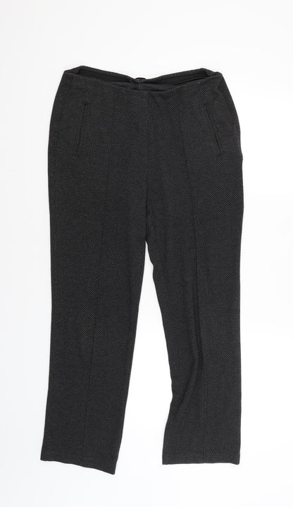 Classic Womens Black   Jogger Trousers Size 12 L25 in