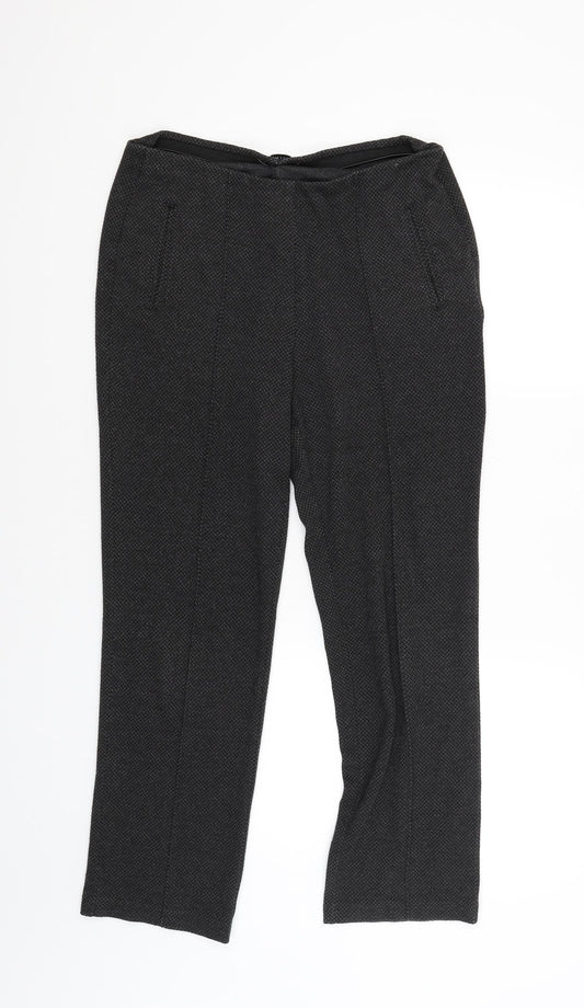 Classic Womens Black   Jogger Trousers Size 12 L25 in