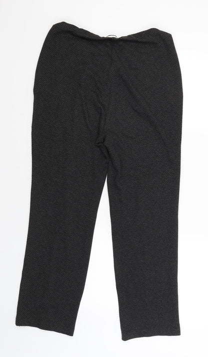 Classic Womens Black   Jogger Trousers Size 12 L25 in