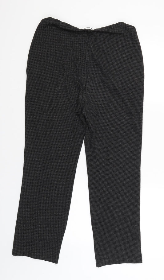 Classic Womens Black   Jogger Trousers Size 12 L25 in