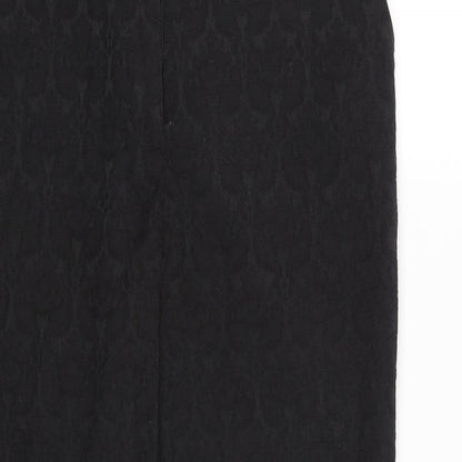 Womens UK Size 10 Soon Regular Fit  Black Trousers