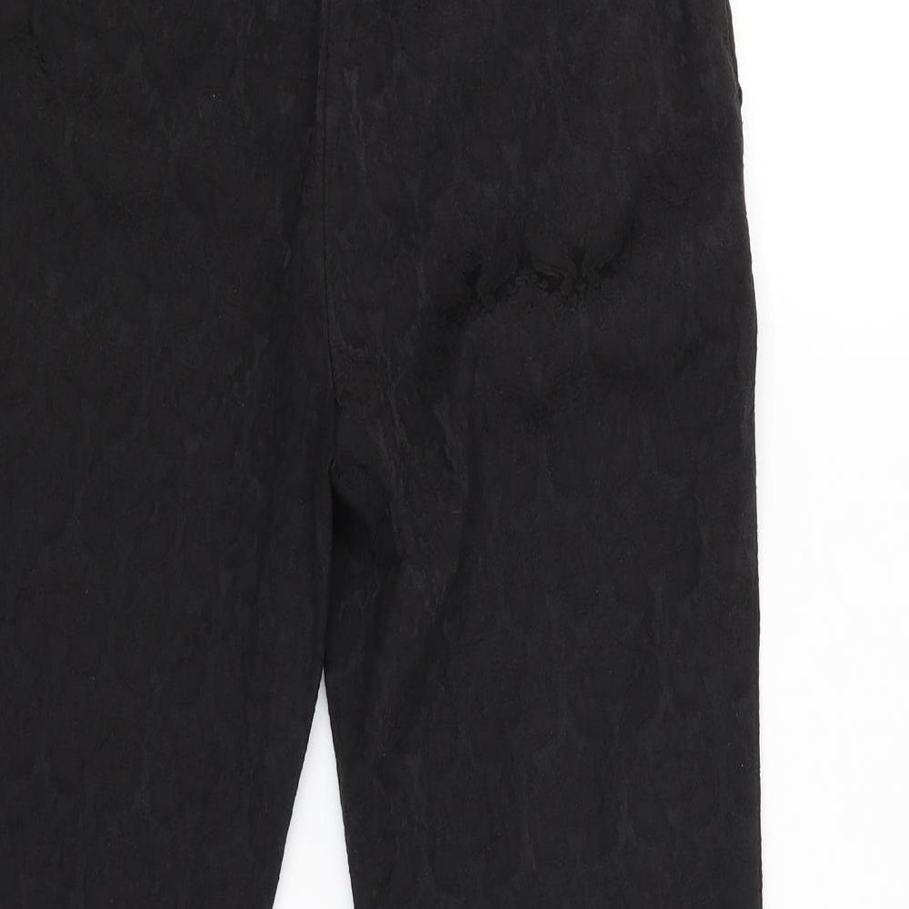 Womens UK Size 10 Soon Regular Fit  Black Trousers