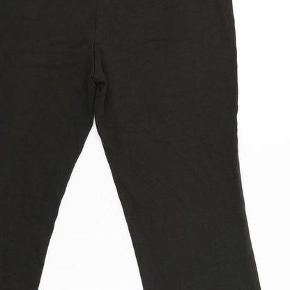 M&S Womens Green   Jegging Trousers Size 14 L25 in