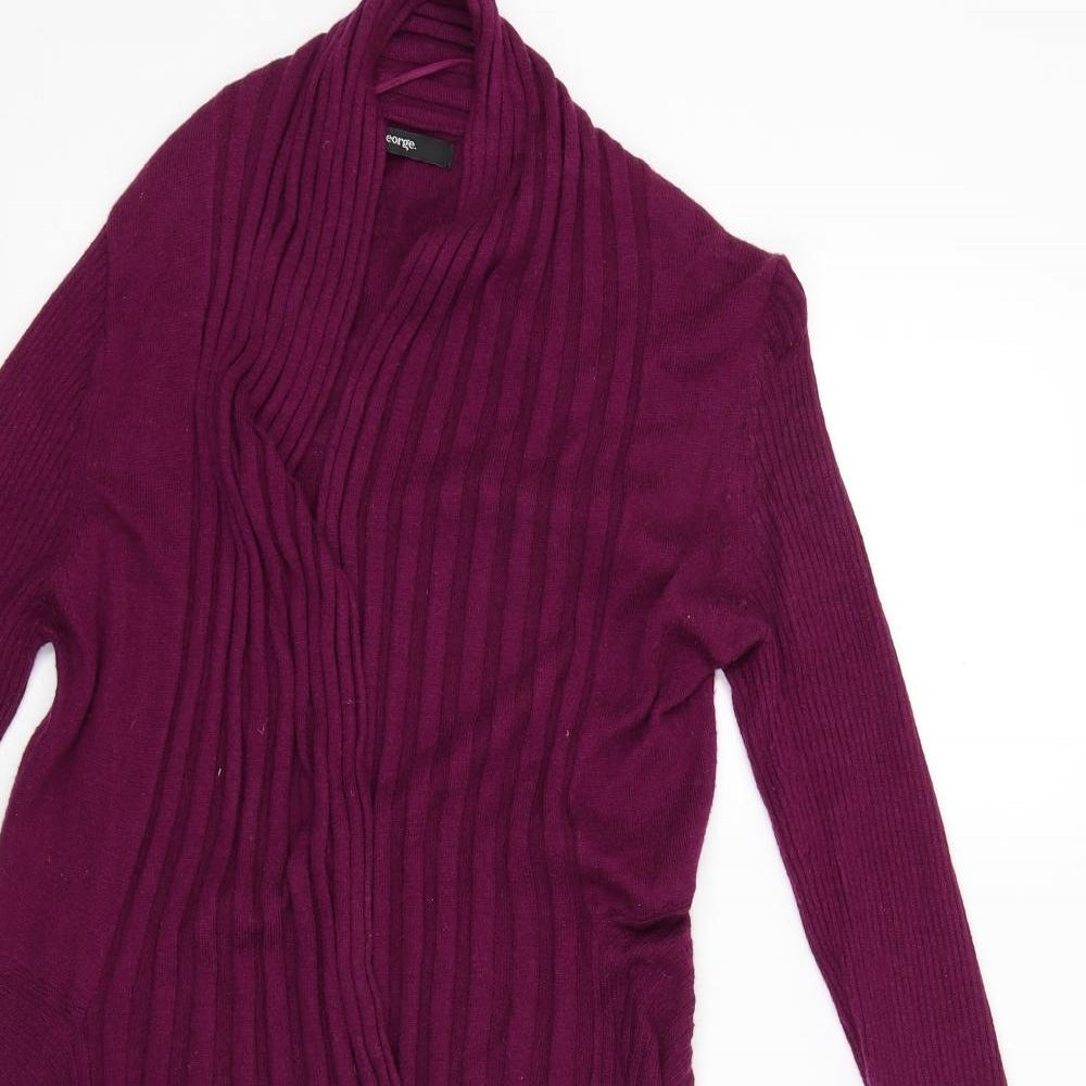 George Womens Purple   Kimono Blouse Size 10