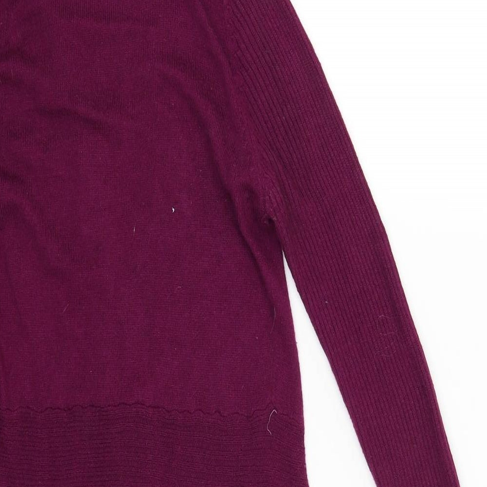 George Womens Purple   Kimono Blouse Size 10