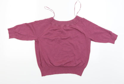 Moonsoon Womens Red   Pullover Jumper Size 12