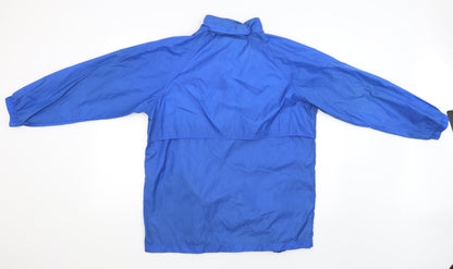 Coast to Coast Womens Blue   Trench Coat Poncho Size M