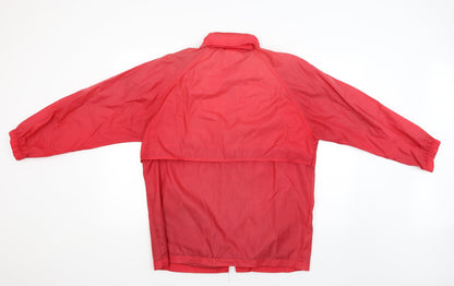 Coast to Coast Womens Red   Windbreaker Poncho Size M