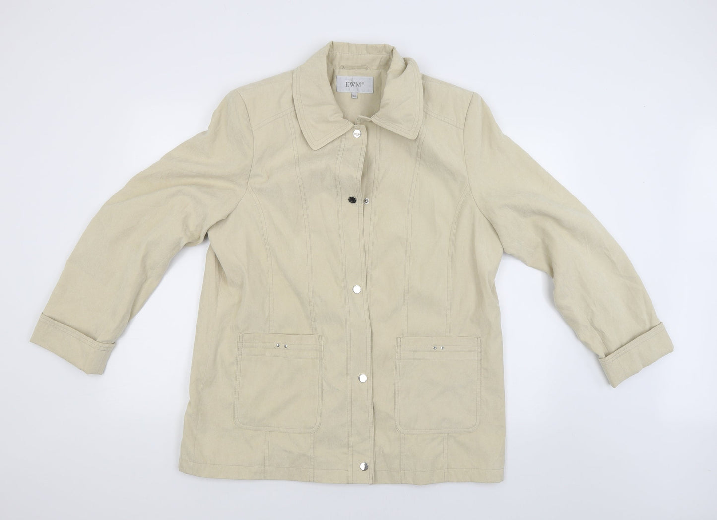 Womens UK Size 16 EWM Beige Jacket